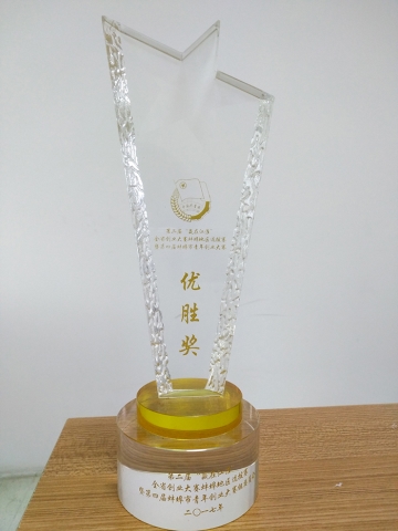 安徽省第二届“赢在江淮”创业大赛蚌埠地区选拔赛暨第四届蚌埠市青年创业大赛优秀奖